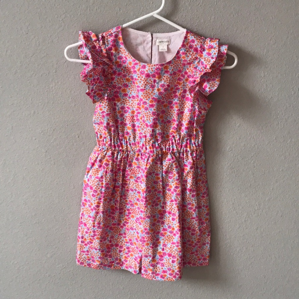 Girls CrewCuts adorable ruffle dresses size 7